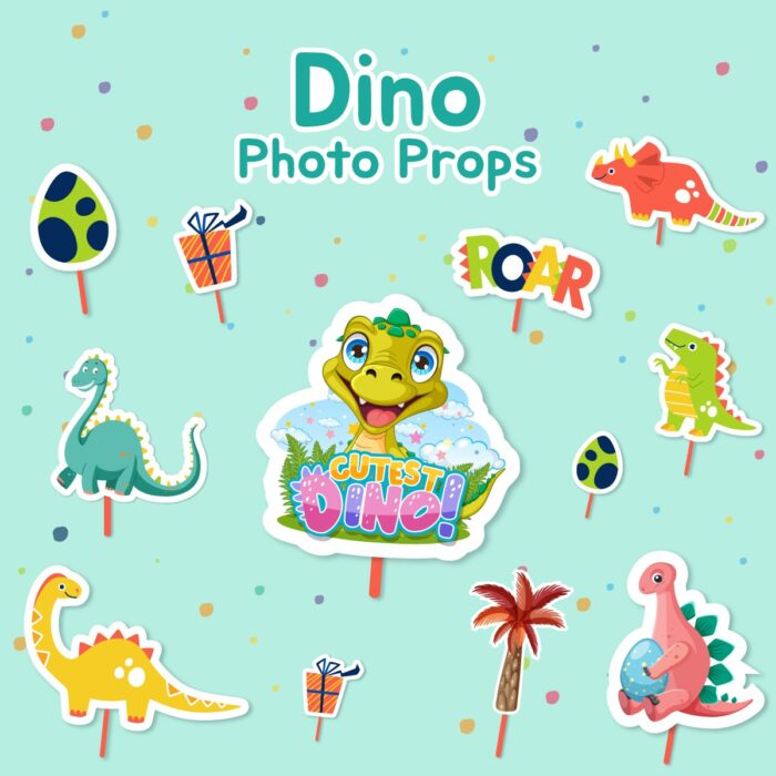 Dino Photo Props
