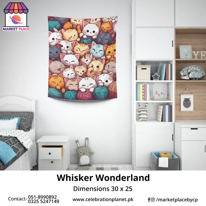 Whisker Wonderland Wall Tapestry