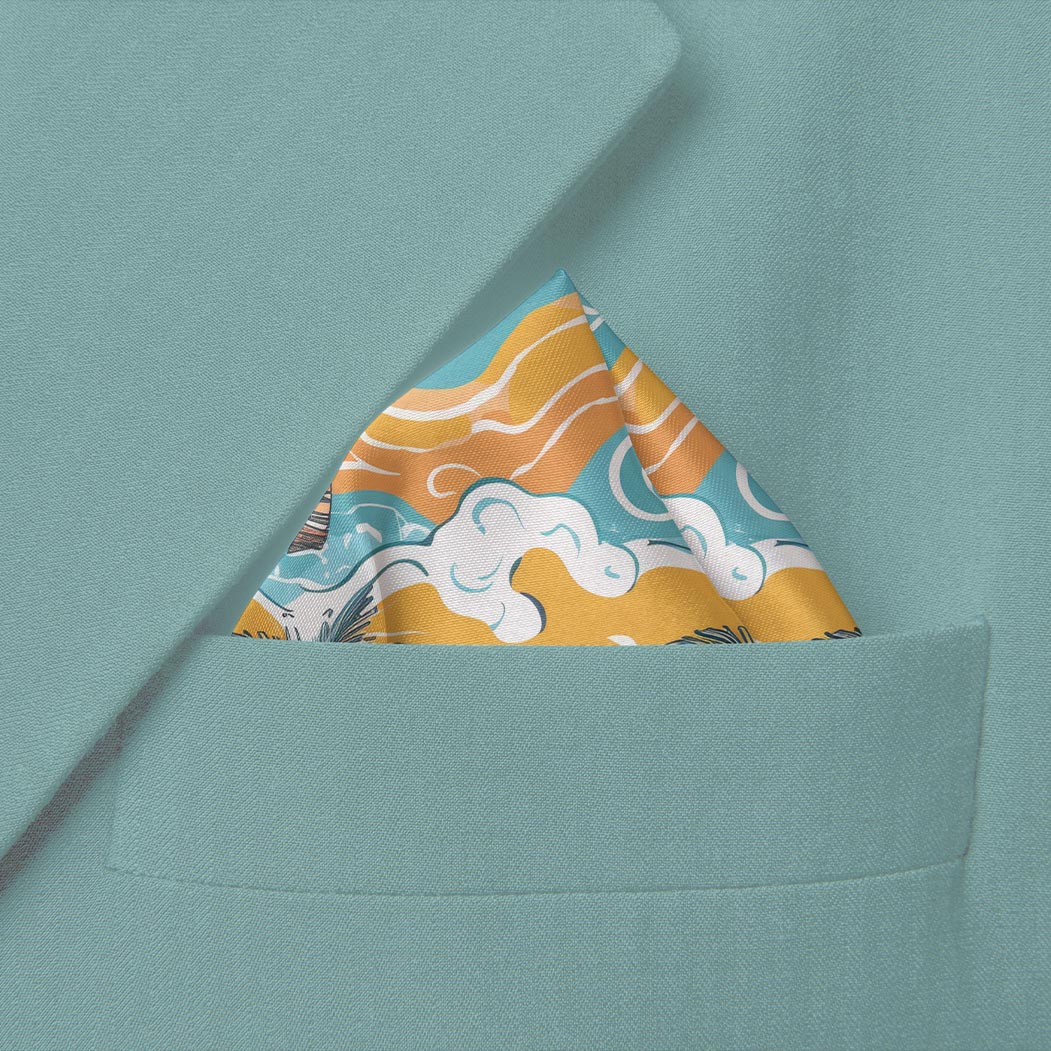 Beach Pocket Square