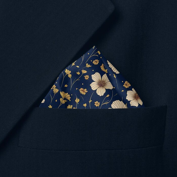 Classic Floral Pocket Square