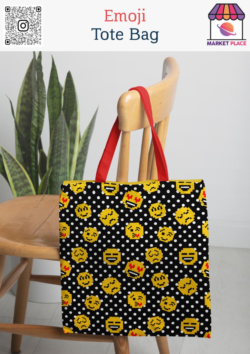 Emoji Tote Bag