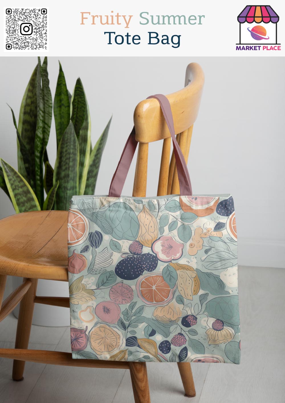 Fruity Summer Tote Bag