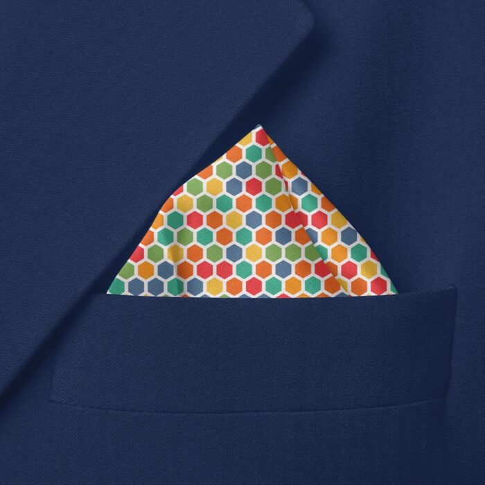 Honeycomb Pocket Square