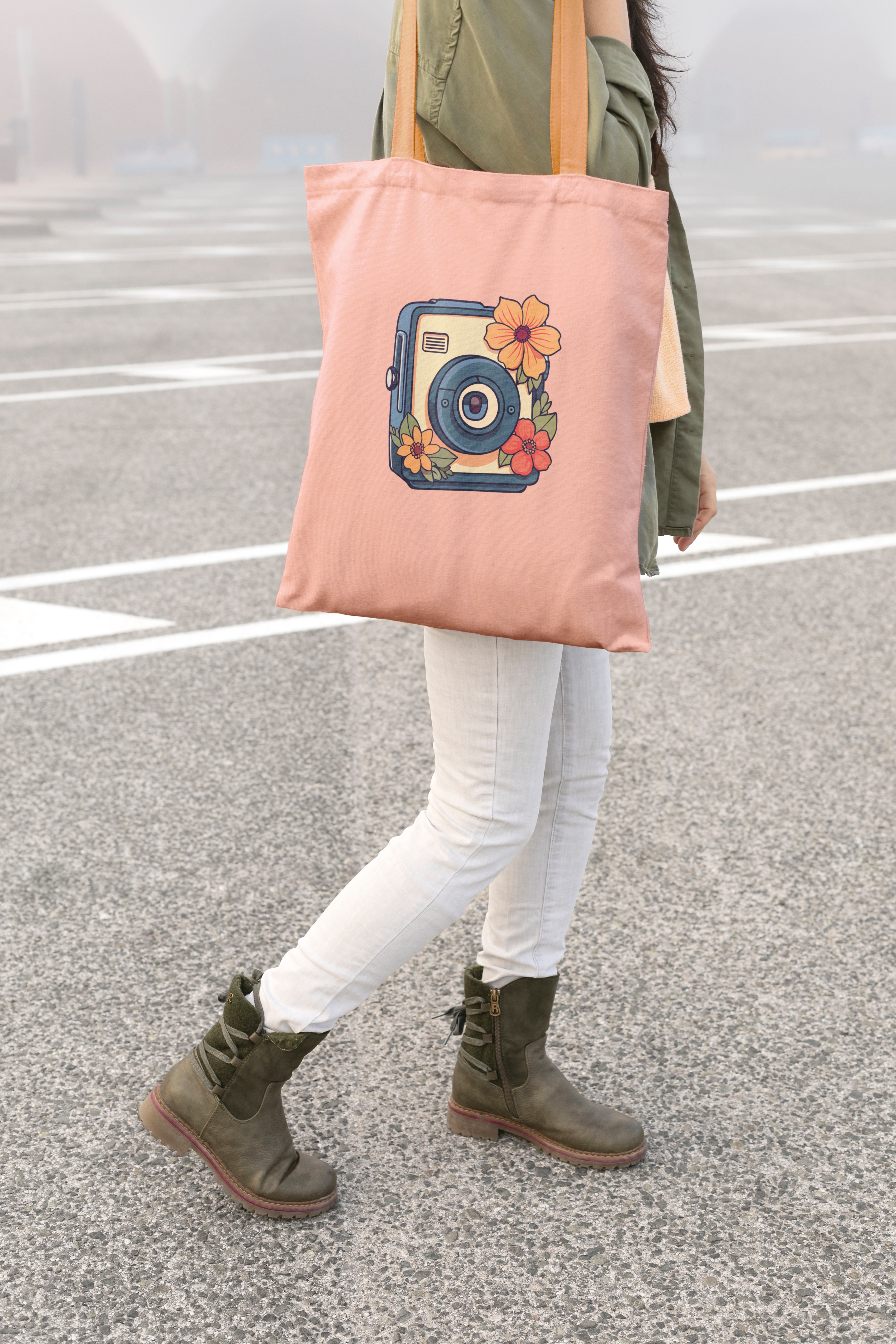 Vintage Polaroid Tote Bag